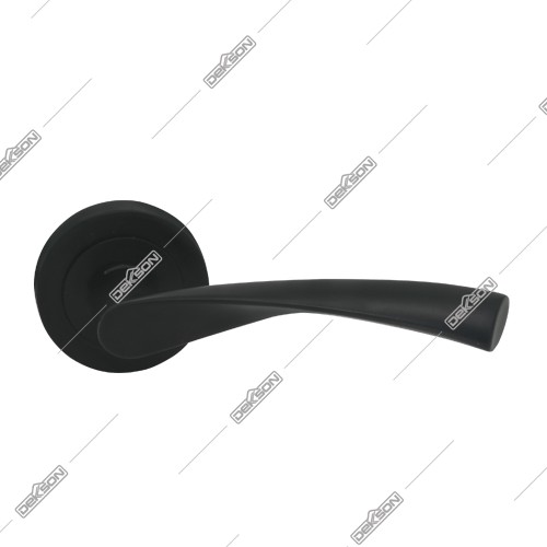 DEKKSON - GAGANG PINTU HITAM/LEVER HANDLE ROSES DEKKSON LHR 2001 MATT BLACK