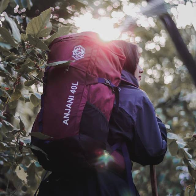[BAYAR DITEMPAT] TAS SEMI CARRIER ANJANI 40L IRCO OFFICIAL MAROON NOT DAYPACK DAYLITE OUTDOOR HIKING
