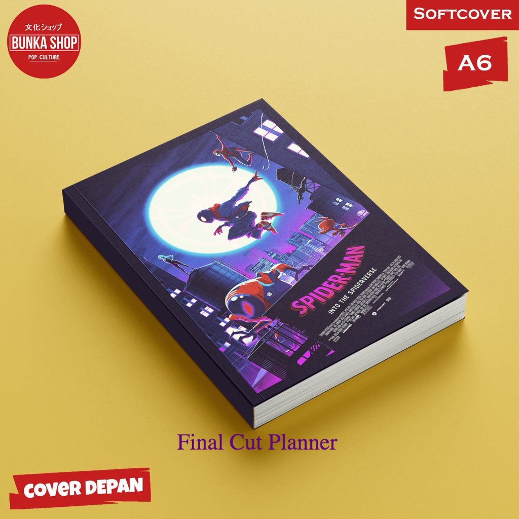 

Pocket Note Marvel Spiderman 3 Softcover A6 Buku Tulis Catatan Notes Agenda Planner Jurnal