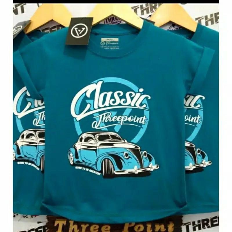 THREEPOINT CARS BLUE KAOS ANAK PREMIUM DISTRO