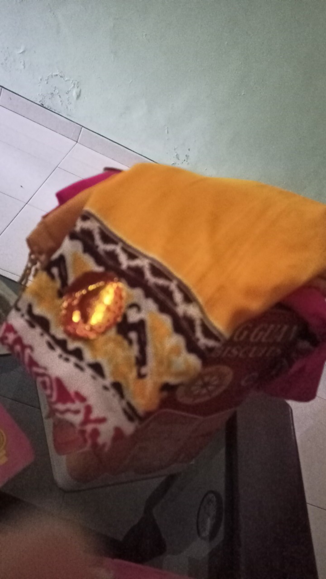 Selendang Tari Anak - Sampur Katun Batik Anak ( Banyak Pilihan Warna)