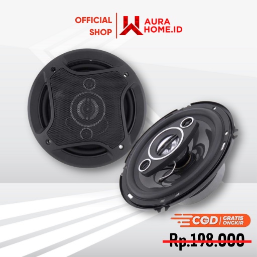 Speaker Subwoofer Mobil 6 Inch Hi Fi 500 W 2PCS / Speaker Mobil Subwoofer Pasif Proma Mid bass Built