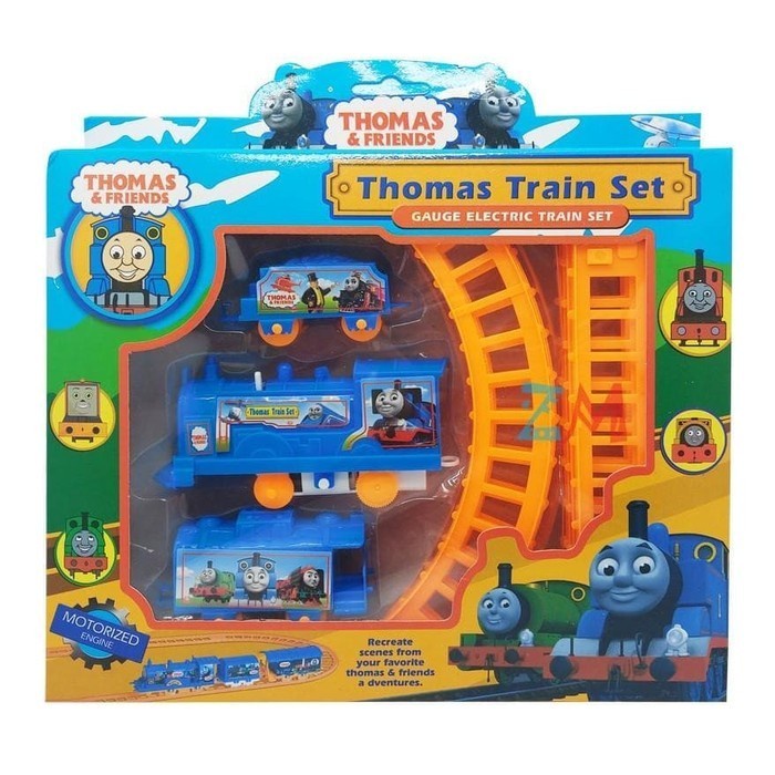 Mainan Anak LAki-LAki Kereta Kereta Train Play set Thoomas Electric 877-33 Track Kereta Api / MAian Edukasi Anak