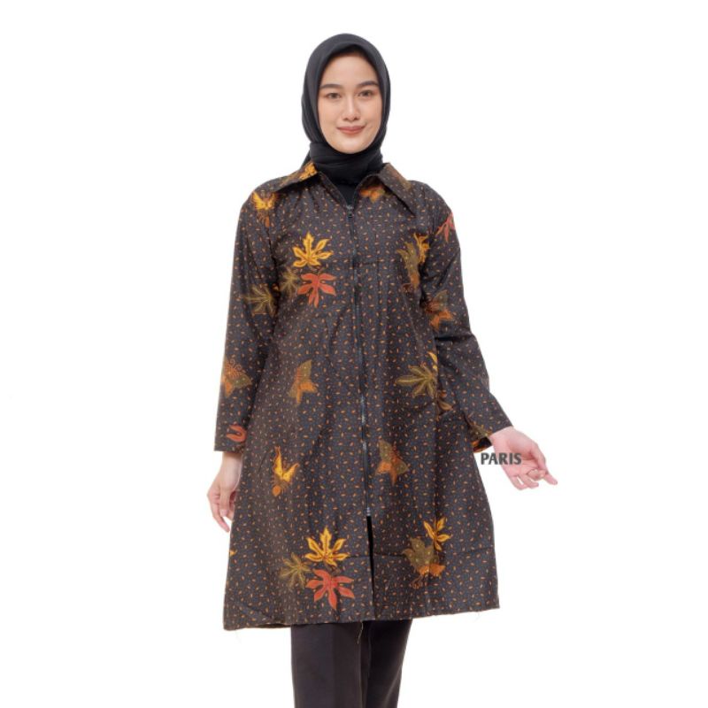 DRESS BATIK RESLETING DEPAN anti luntur