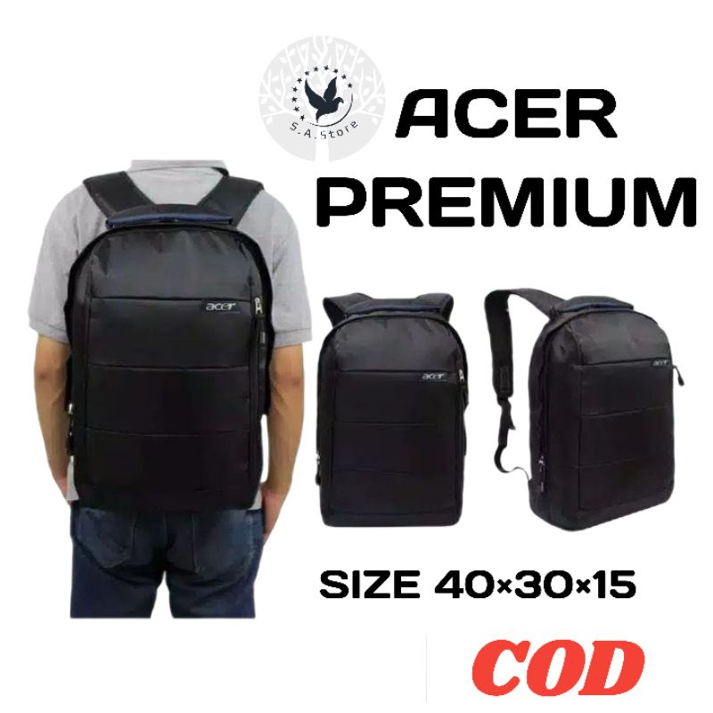 [ACER] TAS LAPTOP RANSEL PRIA TERBARU TAS LAPTOP COD