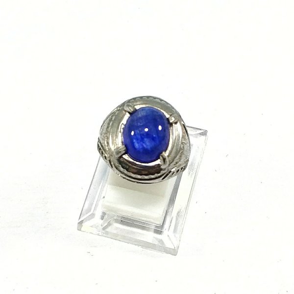 CINCIN BATU PERMATA NATURAL ROYAL BLUE SAFIR MINIMALIS