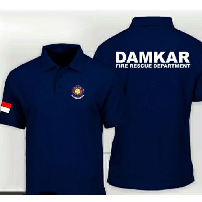 Kaos Damkar Kaos pemadam polo katun kaos polo damkar Kaos polo pemadam Kaos kerah damkar Kaos kerah 