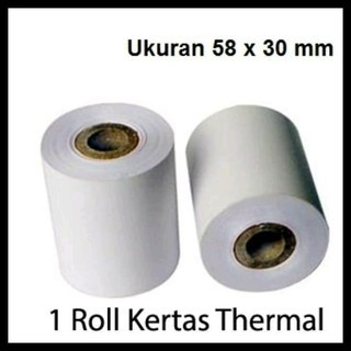 Kertas Thermal Paper 58 x 30 mm Struk utk ATM Printer Kasir Zjiang