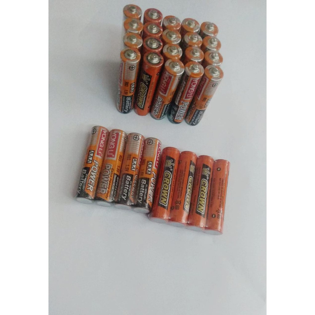 BATRE MAINAN UKURAN AAA PER PCS / Baterai / Batre / Batrai / Battery