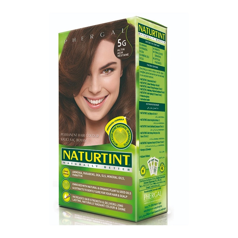 Naturtint, Permanent Hair Colorant, 5G Light Golden Chestnut
