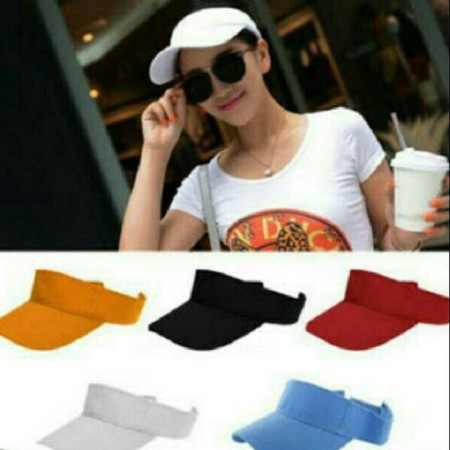 TOPI CADDY POLOS DEWASA lidah kecil, topi senam, topi wanita, topi lapangan ,topi lebar