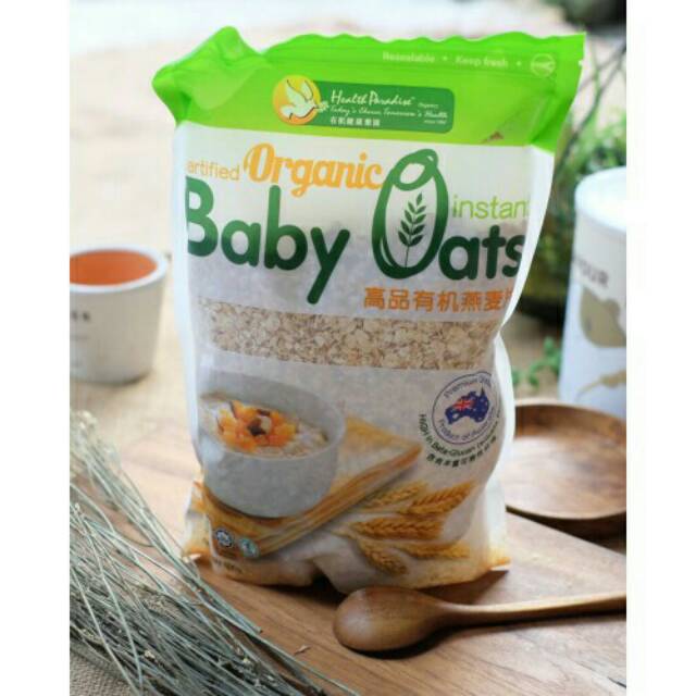 

Certified Organic Instant Baby Oats by Health Paradise 500gr