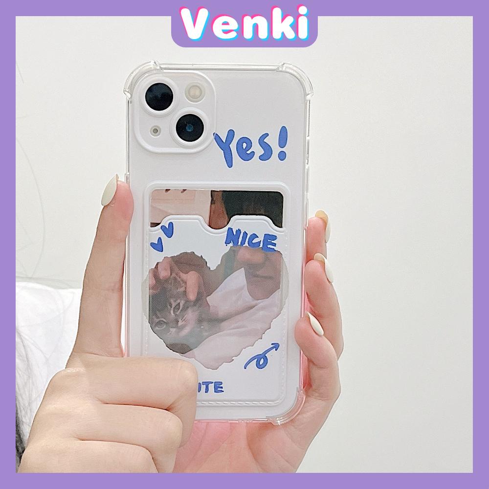 iPhone Case Card Holder Silicone Soft Case Clear Case Card Storage Airbag Shockproof Protection Camera Cute Compatible For iPhone 11 Pro Max 13 Pro Max 12 Pro Max 7Plus xr XS Max