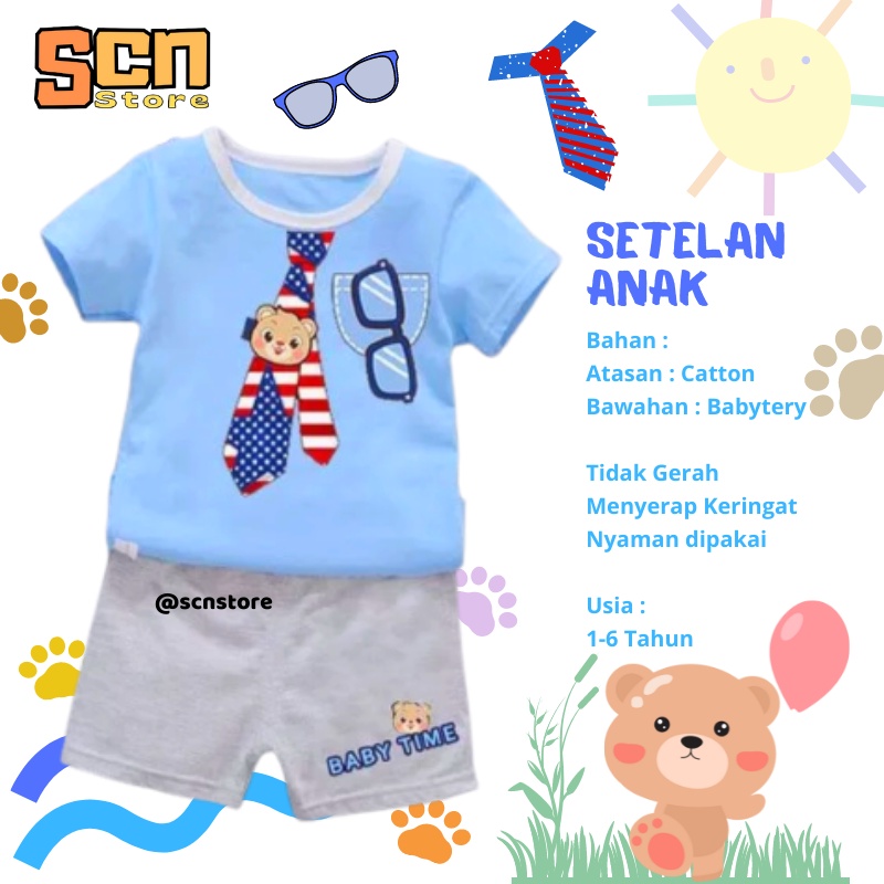 Setelan Anak Kaos Mixue Usia 1-6 Tahun UNISEX / Setelan Anak Kekinian