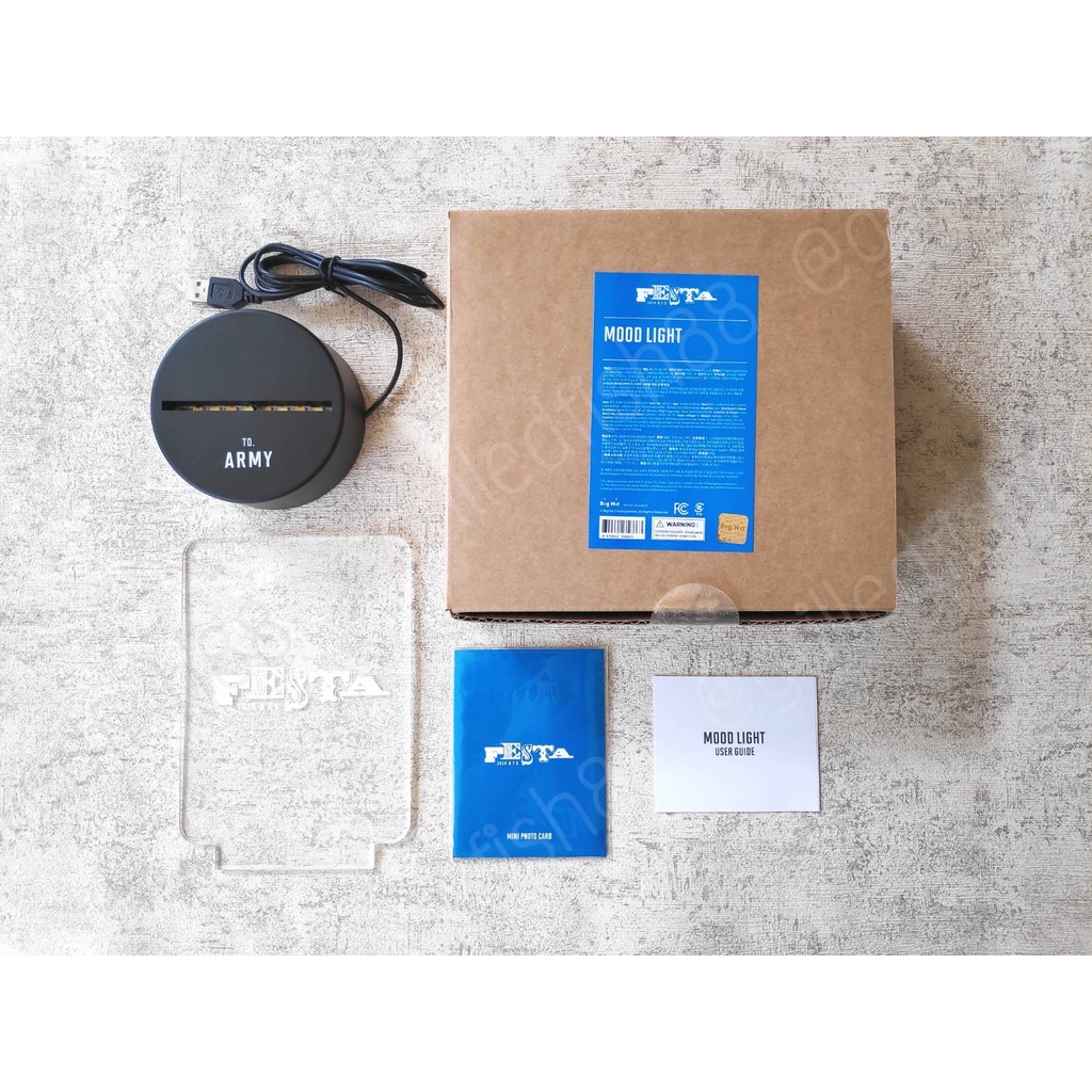 [READY STOCK] BTS Festa 2020 Mood Light Photocard PC Poca Full Complete Set | RM JIN SUGA J-HOPE JIM