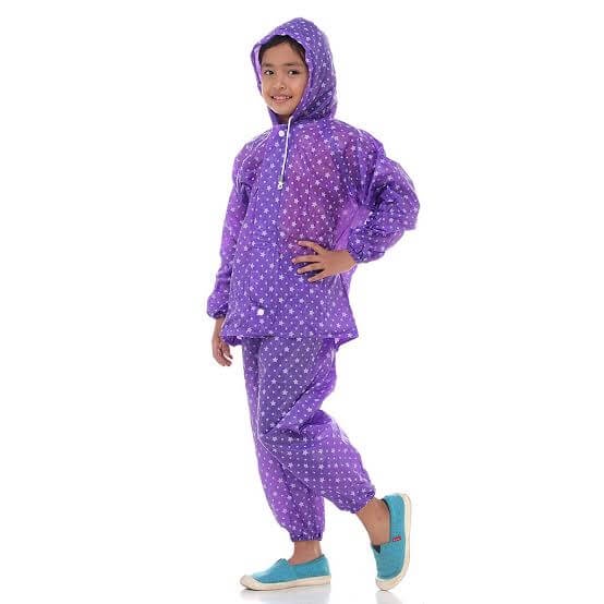 JAS HUJAN STELAN ANAK POLKADOT PLEVIA KIDS 110