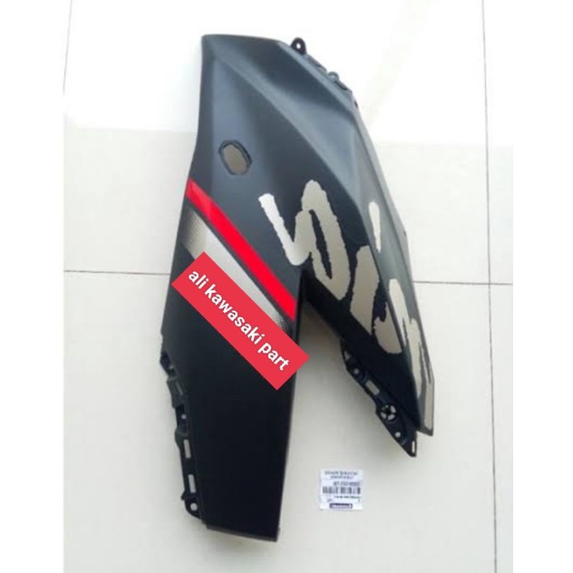 FERING BAWAH SAYAP SAMPING BODY DEPAN KIRI NINJA RR MONO HITAM DOF DOP 2019 ORIGINAL