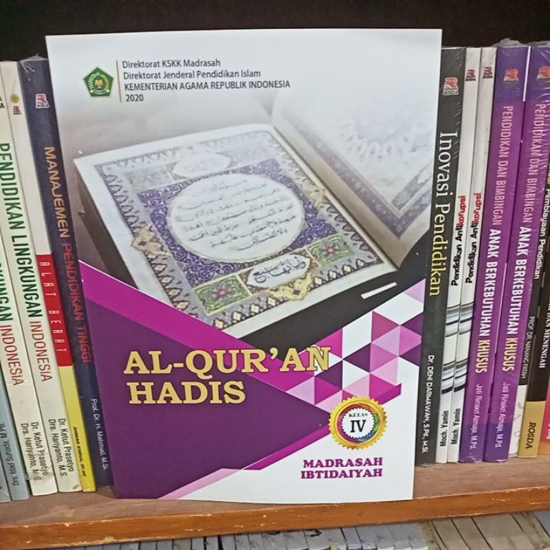 

buku Al-Qur'an hadis kelas IV MI 2020