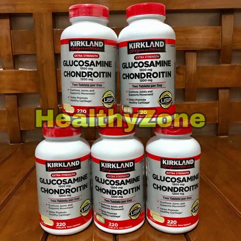 Kirkland Signature Glucosamine & Chondroitin (isi 220 tablets)