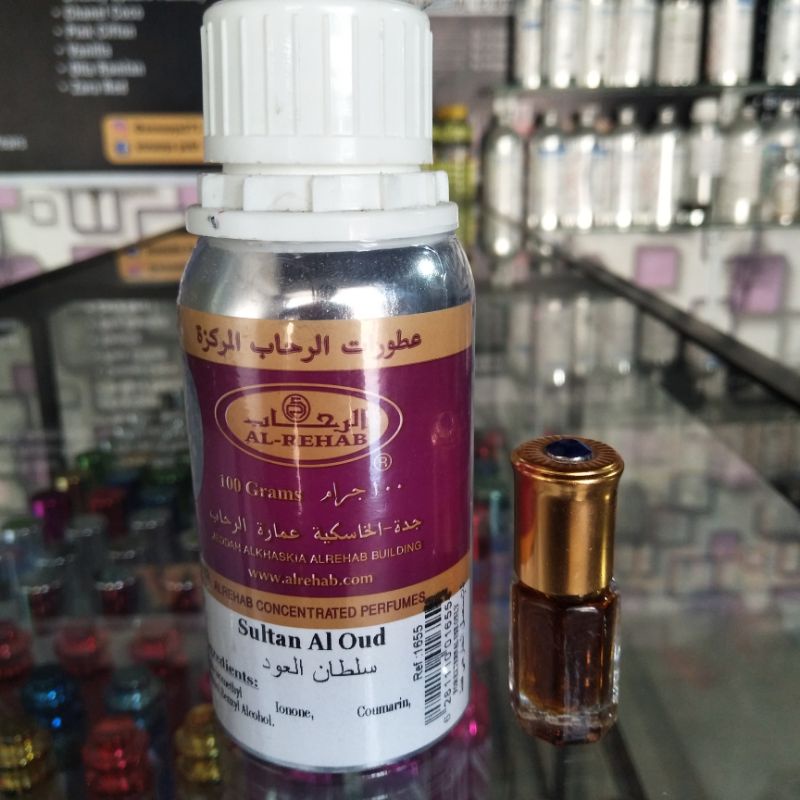 ECER Sultan Al Oud by Al Rehab Grade A Original | 12 ml Kemasan Tola