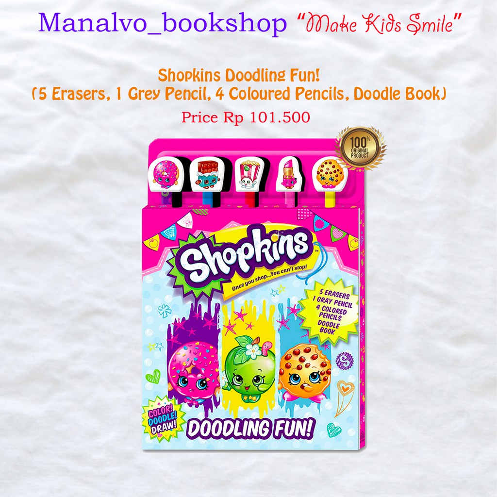 shopkins doodling fun