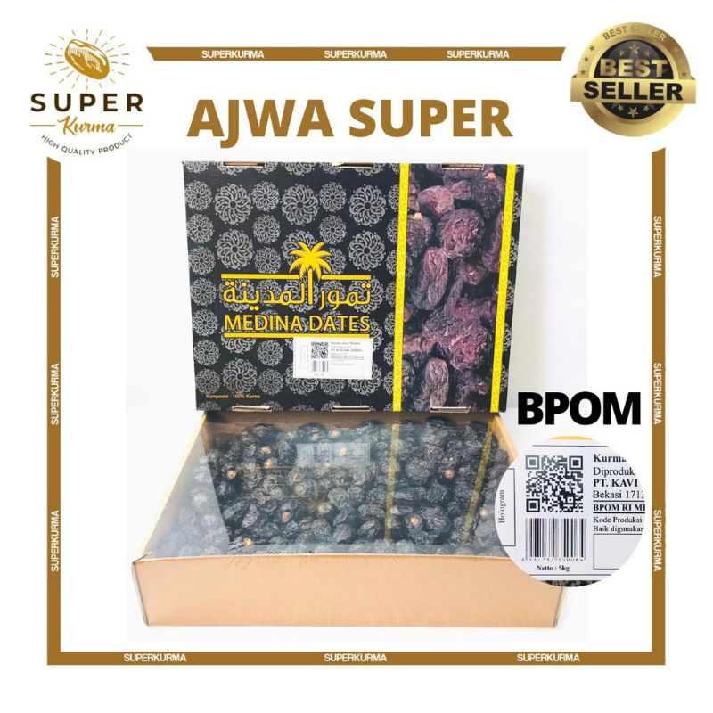 

ajwa super medina 1kg