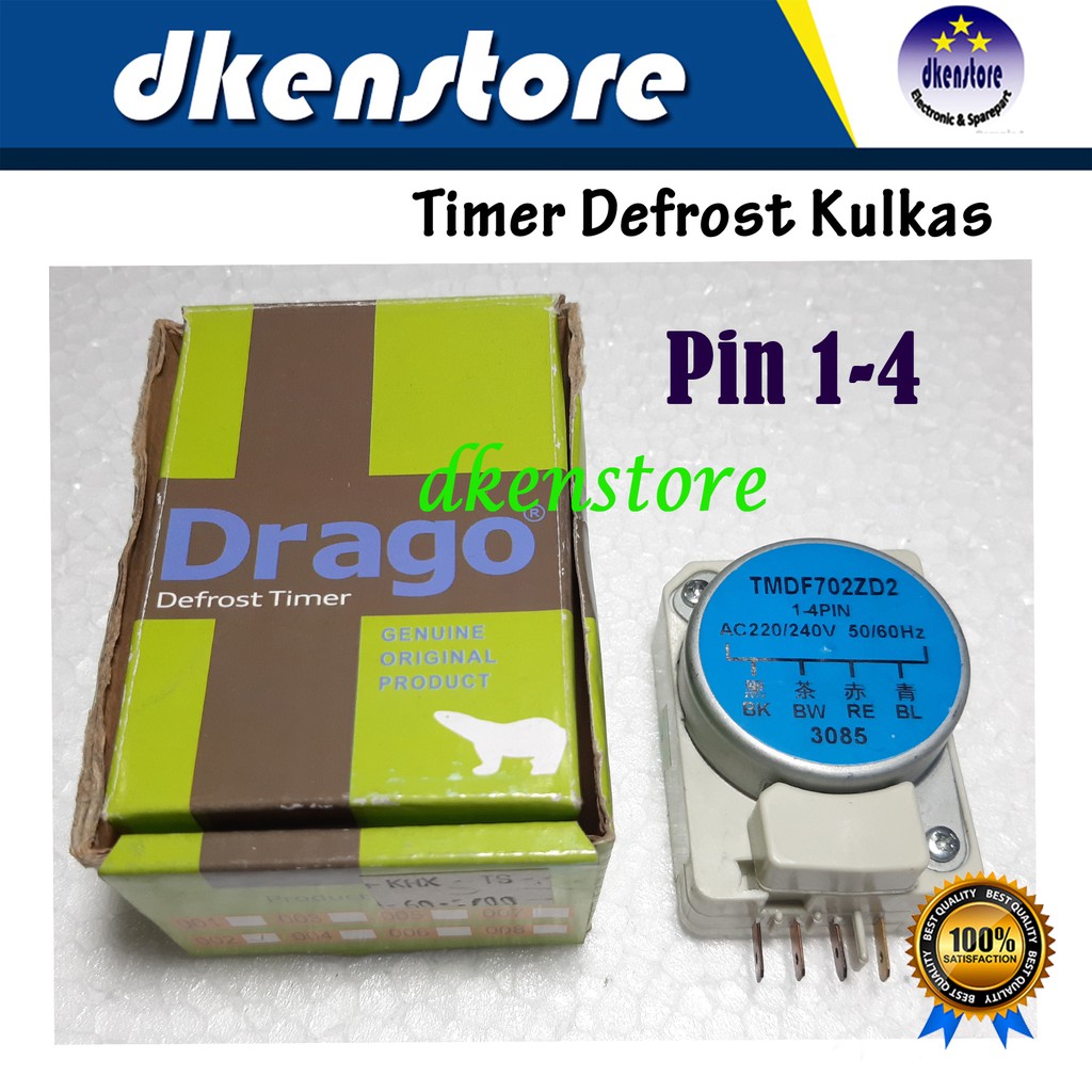 Timer Defrost Kulkas pin 1-4