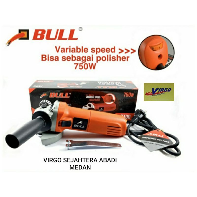BULL MESIN GERINDA BL8100 750W VARIABLE SPEED BULL BL 8100