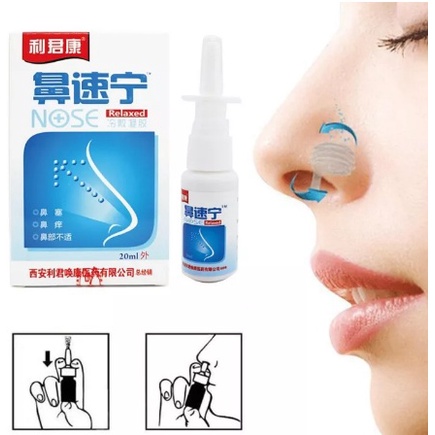 Semprotan Nasal 20ml Tetes Hidung Hidung untuk Rhinitis Hidung Mampet