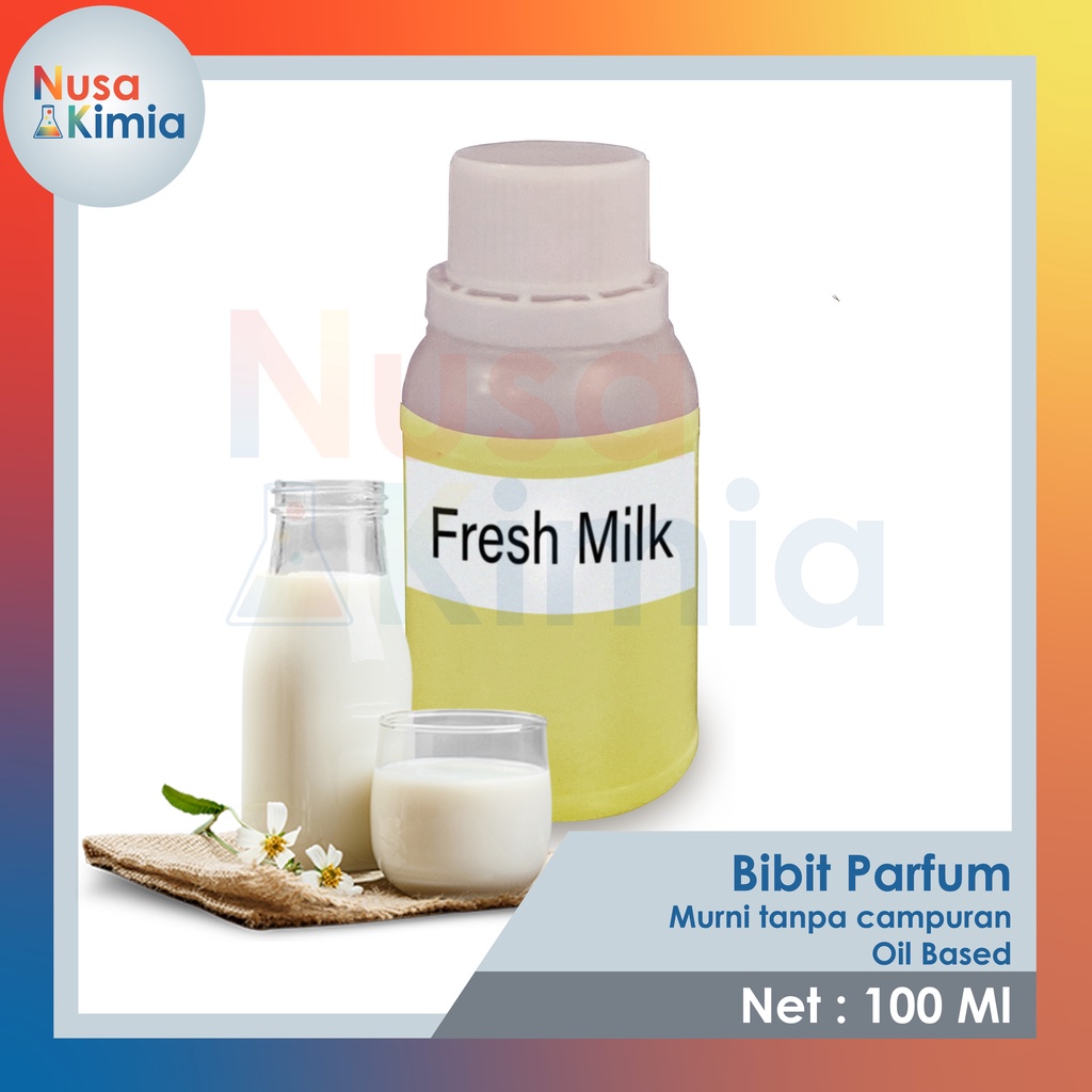 Bibit Parfum FRESH MILK - Biang Parfum Susu Plain - Milk Fragrance Oil