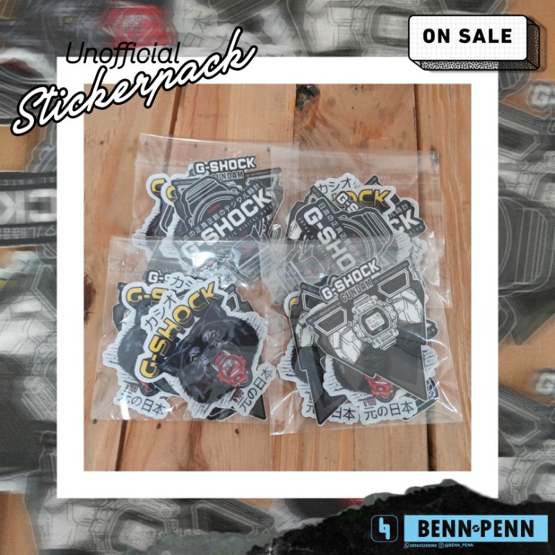 

STIKER / STICKER PACK G SHOCK UNOFFICIAL