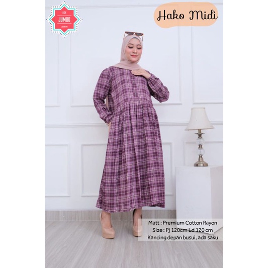 PROMO MIDI DRESS MOTIF RAYON JUMBO LD 120