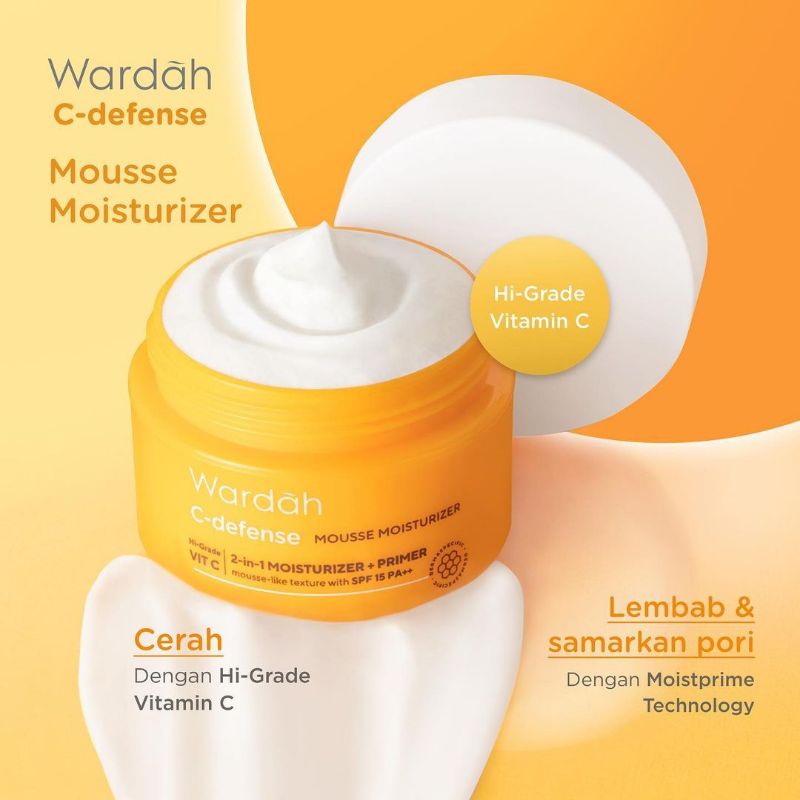 Wardah C-Defense Mousse Moisturizer