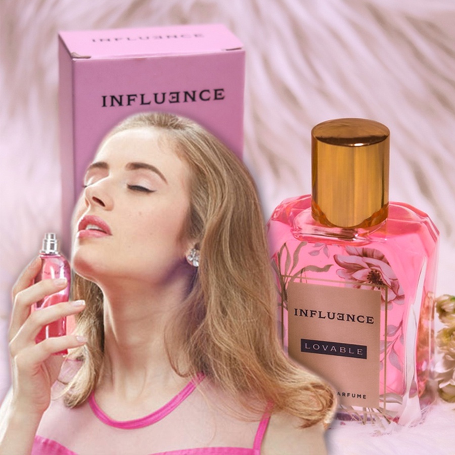 Parfum Wanita Influence Lovable Eau de Perfume Parfum influence lovable
