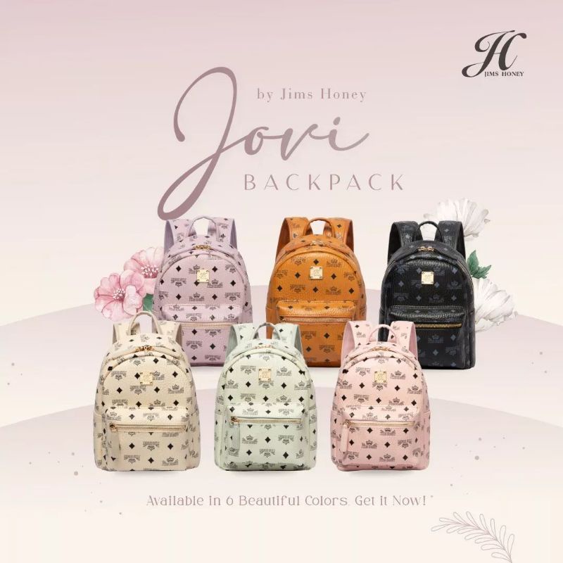 TAS RANSEL JIMS HONEY - JOVI BACKPACK - TAS GENDONG JIMS HONEY