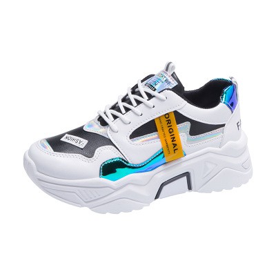 [ ORIGINAL IMPORT ] Sneakers Wanita Sepatu Wanita Fashion Import Premium Quality B11-PUTIH HITAM
