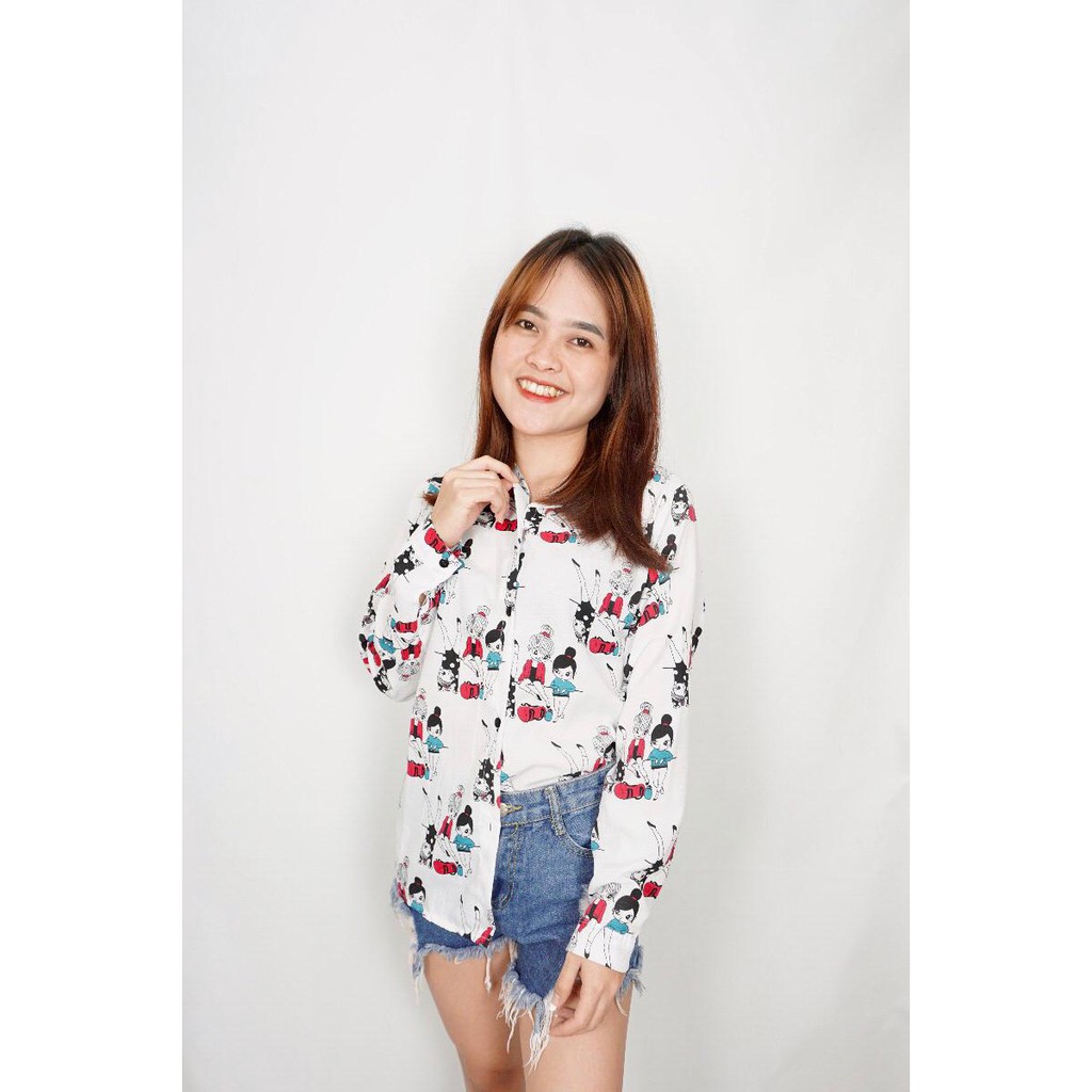 KEMEJA CEWE BETTY / KEMEJA WANITA BETTY