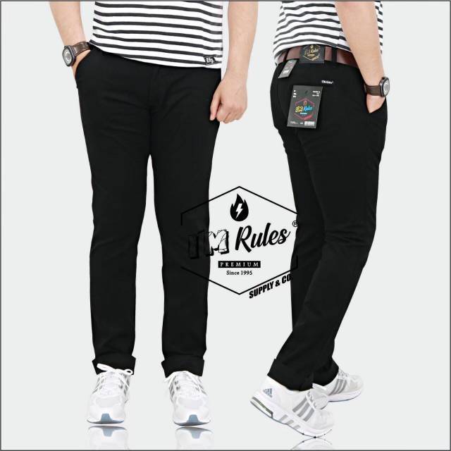 CELANA CHINO PANJANG PRIA ORIGINAL IM RULES KUALITAS DISTRO