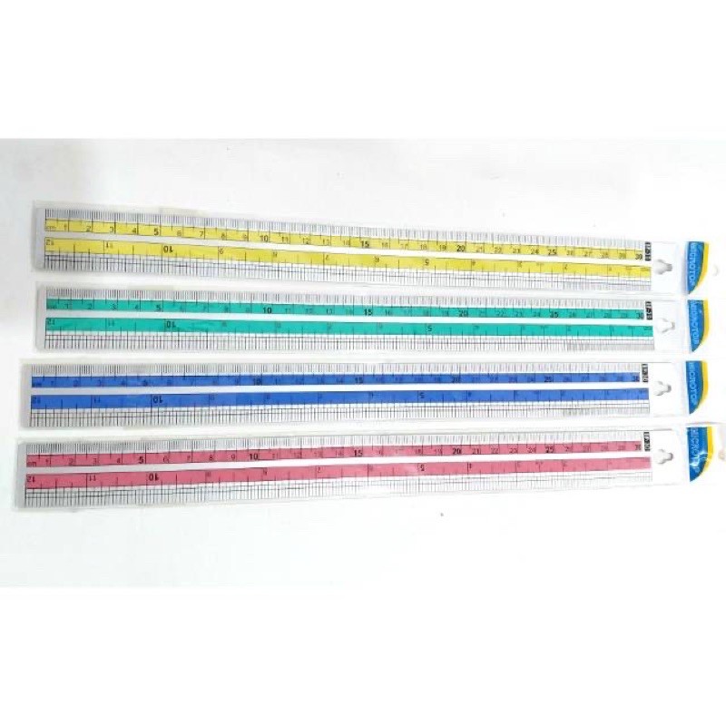 

Penggaris Besi Warna-Warni 30cm