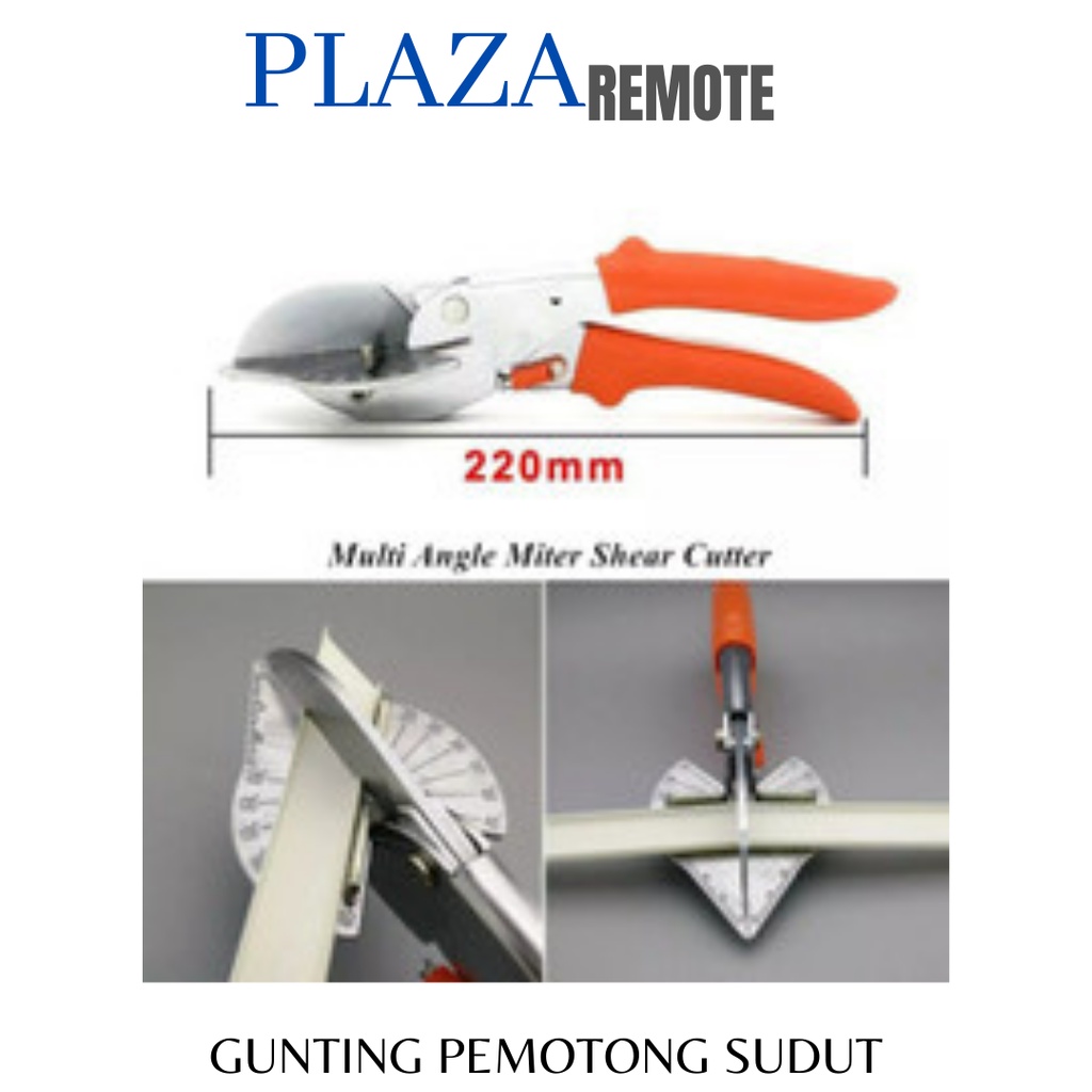 GUNTING PEMOTONG SUDUT Plastik PVC Pipa Selang adjustable 45-135 Derajat