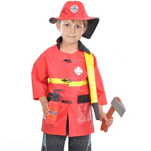 Fire fighter costume pemadam kebakaran cosplay anak balita kostum