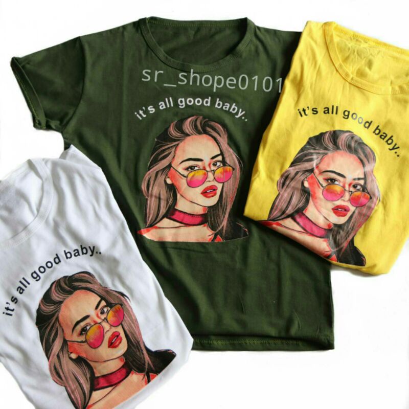 OBRAL BAJUBPENDEK WANITA KAOS OBLONG BAJU HARIAN