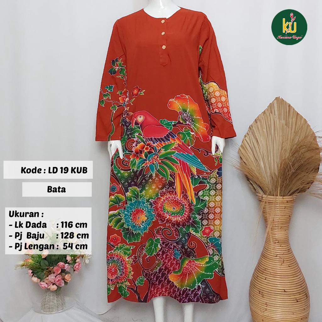 COD LD 20 KUB | DASTER PANJANG KENCANA UNGU ASLI LABEL BIRU | LongDress Wanita Lengan Panjang Busui ini-Bata C