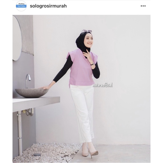 Muse blouse/blouse rompi/blouse wanita