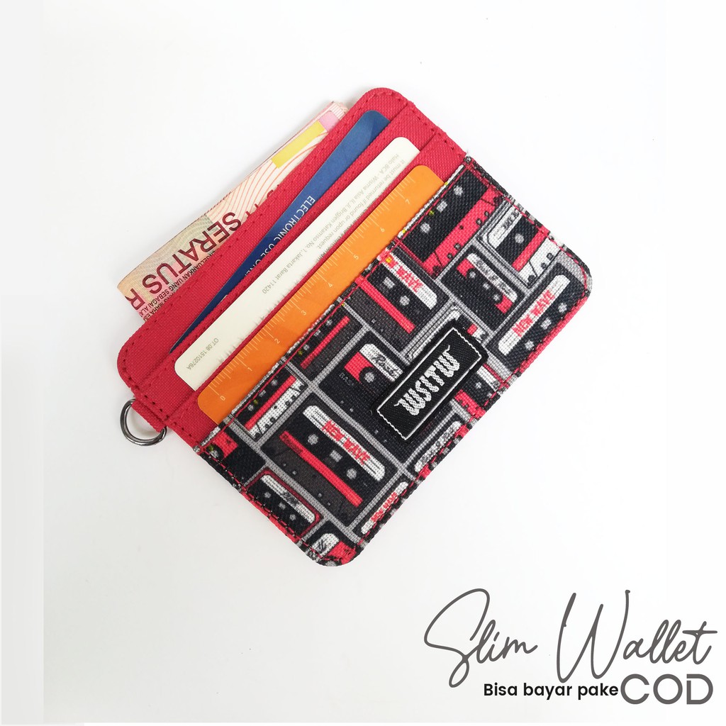 Dompet Kartu Pria Wanita Muat Uang Dan Atm Card Holder Pria - WSCH014