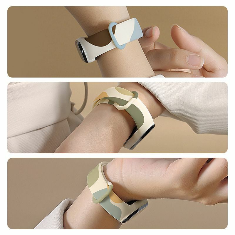 Strap Mi Band 3 / 4 Xiaomi Mi Band 5 / 6 MORANDI Strap Silicone Tali Pengganti Xiaomi Mi Band 3/4/5/6