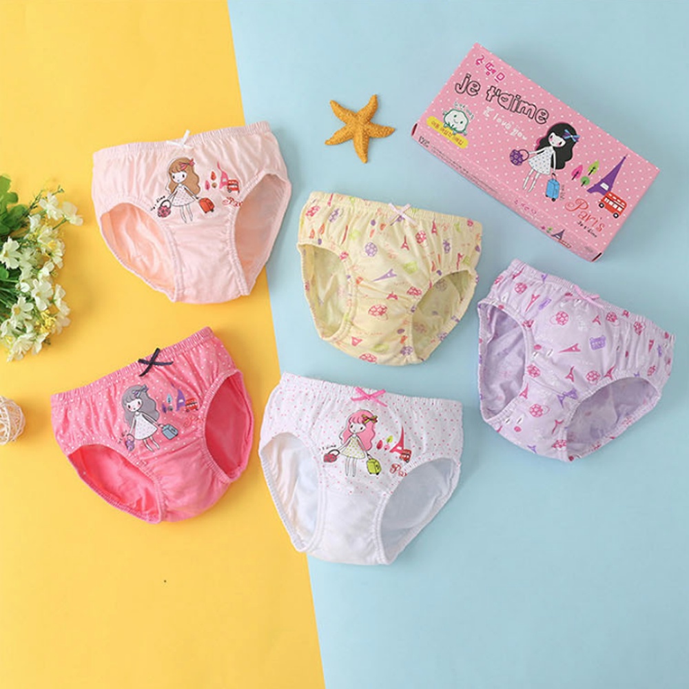 SET Celana Dalam anak perempuan Celana Dalam anak dengan box lucu Celana Dalam Anak katun impor