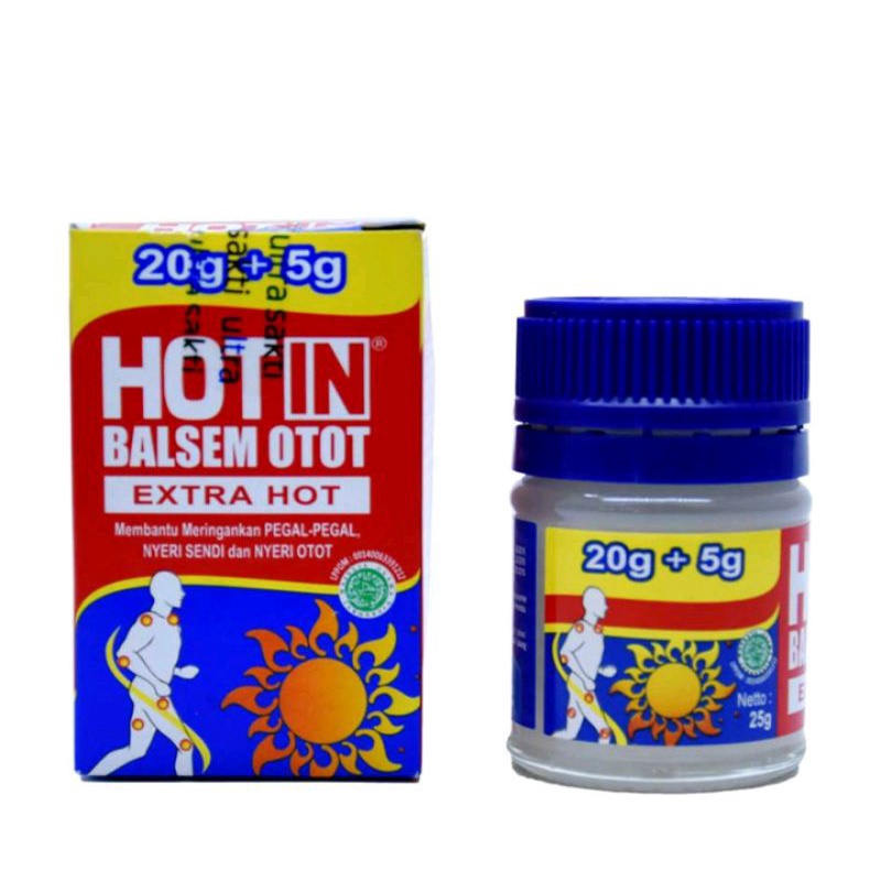 Balsem Otot Hot In Cream Extra Hot 20+5gr