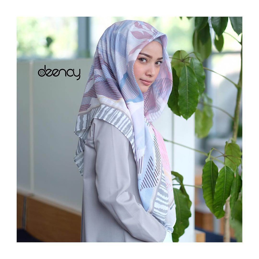 Promo Hijab Printing / Jilbab Segi Empat Deenay Original - QUILLA Termurah