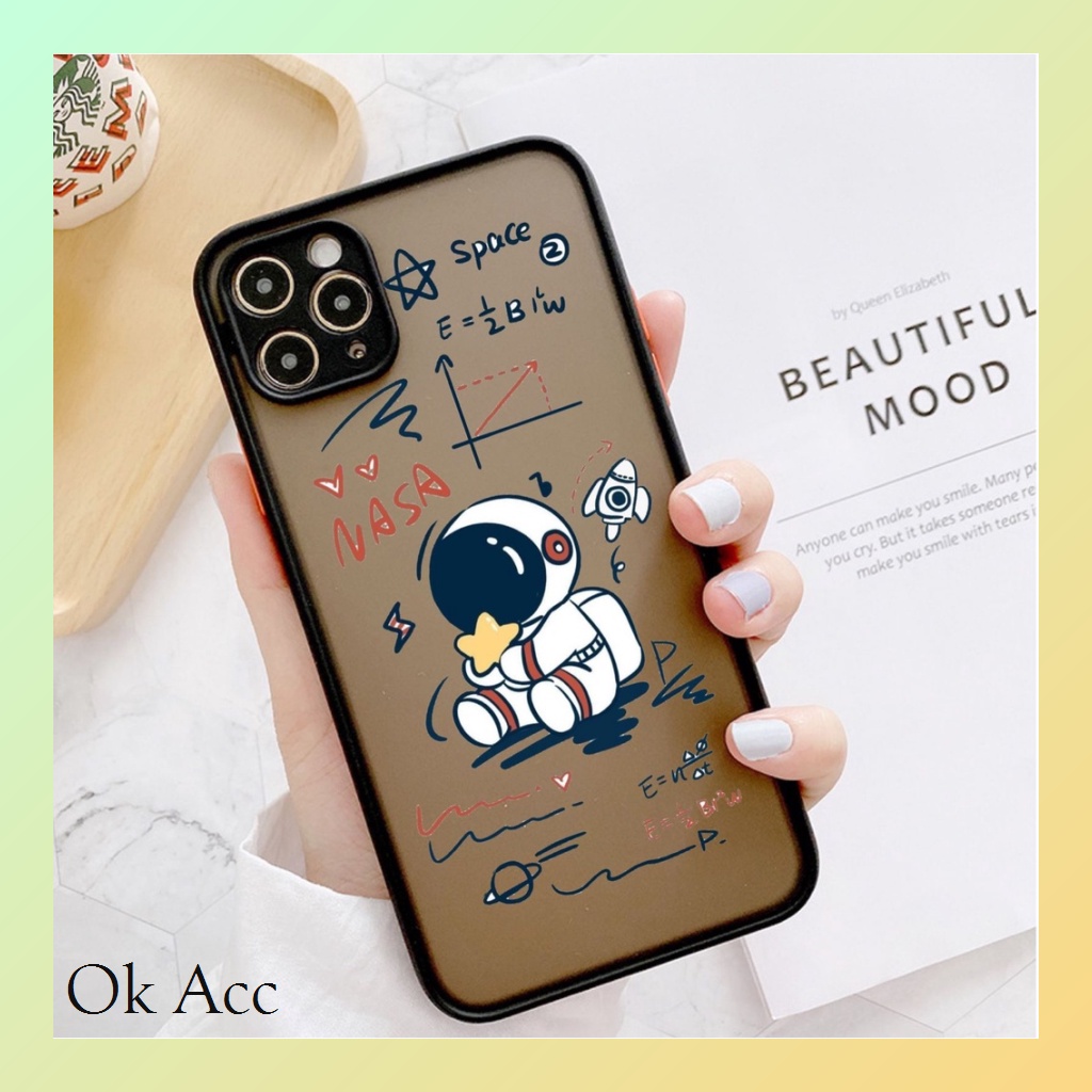 Casing Motif NASA Lucu AA11 for Iphone 6 6s 6+ 6s+ 7 8 7+ 8+ X Xr Xs Max 11 Pro Max 12 13 14 Pro Max